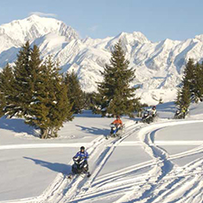 Randonnées motoneige Haute-Savoie