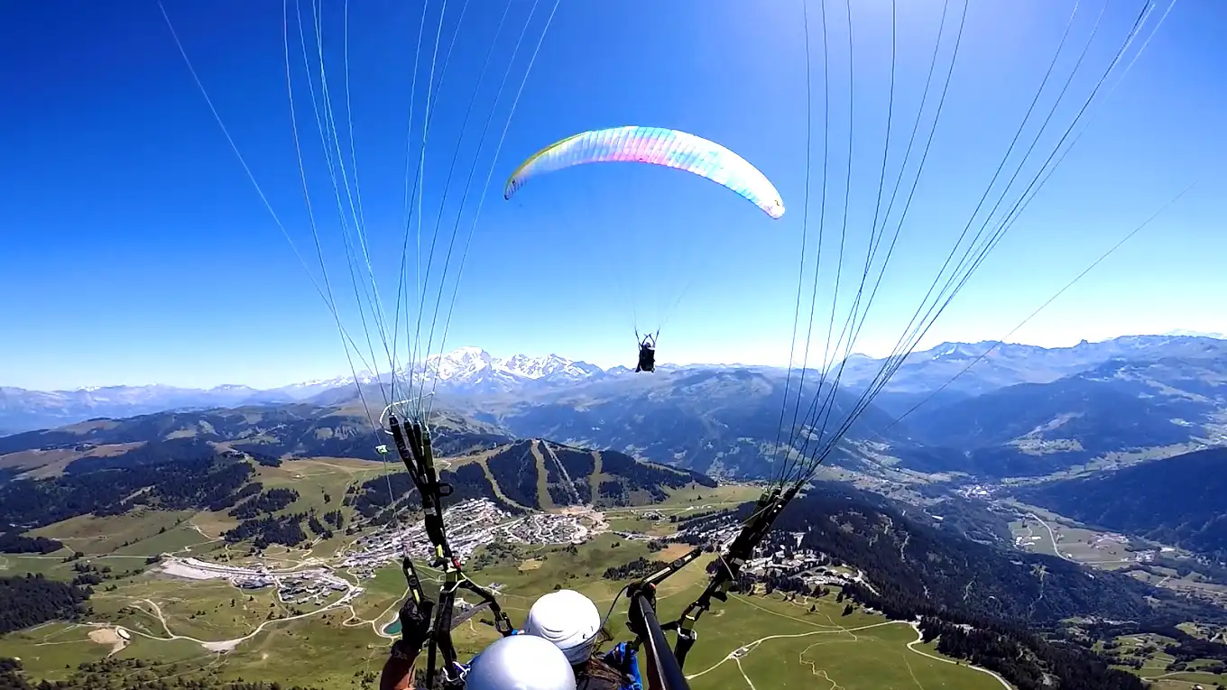 Parapentes été les Saisies